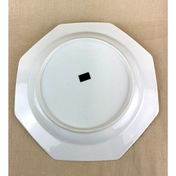 Mikasa Blanc De Blanc Serving Brunch Plate with Dimensional Cherries - Picture 7 of 9